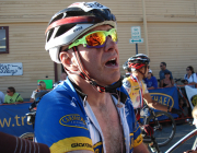 My first Leadville 100 finish in 2010. Eleven hours and forty two minutes of pain. My face shows it.